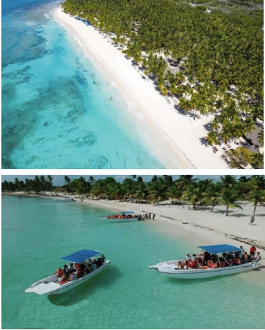 VISITES /EXCURSIONS  : L'île de Saona en Catamaran et bateau hors-bord 