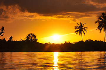 Coucher de soleil sur Barra Grande