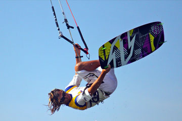 Kitesurf à Bahia Salinas