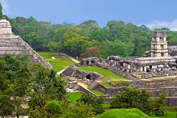 Site maya de Palenque au Mexique