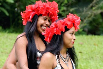 Jeunes indigènes au Panama
