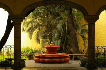 Patio sur la route de la Tequila