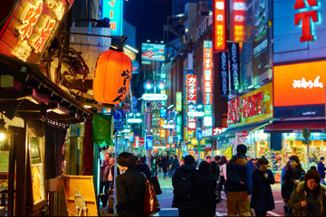 Les rues de Tokyo