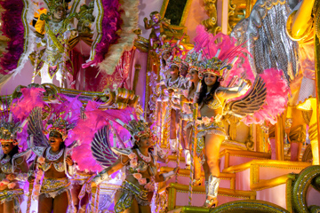 Le défilé des champions du Carnaval de Rio