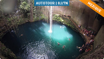 Cenote au Mexique