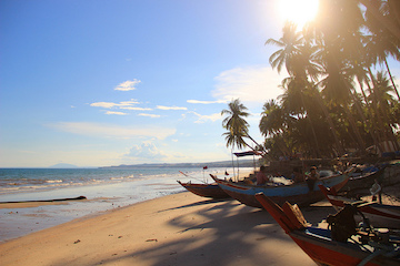 Soleil d'hiver sur les plages du Sud 