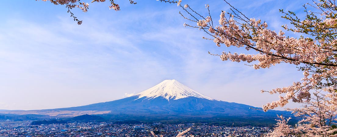 Le mont Fuji au Japon